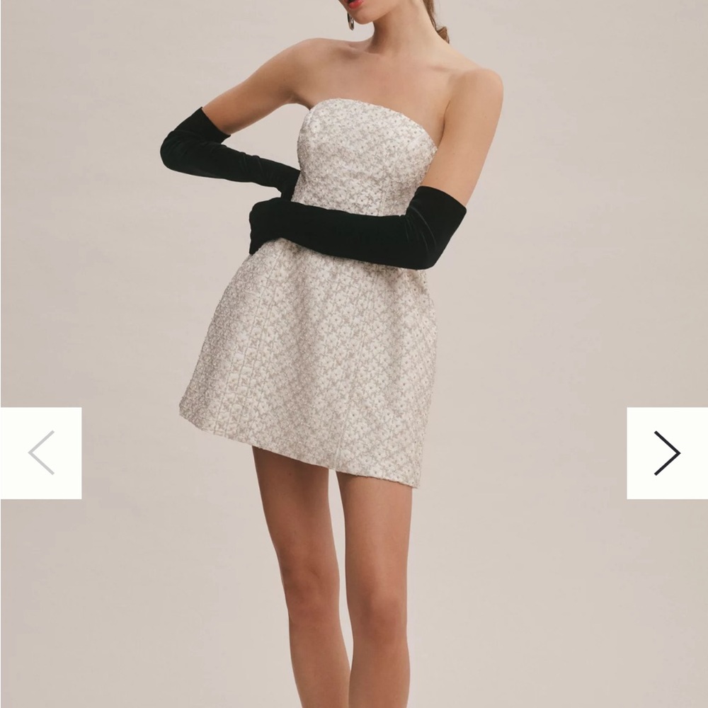 BHLDN Aslan Strapless Mini Dress